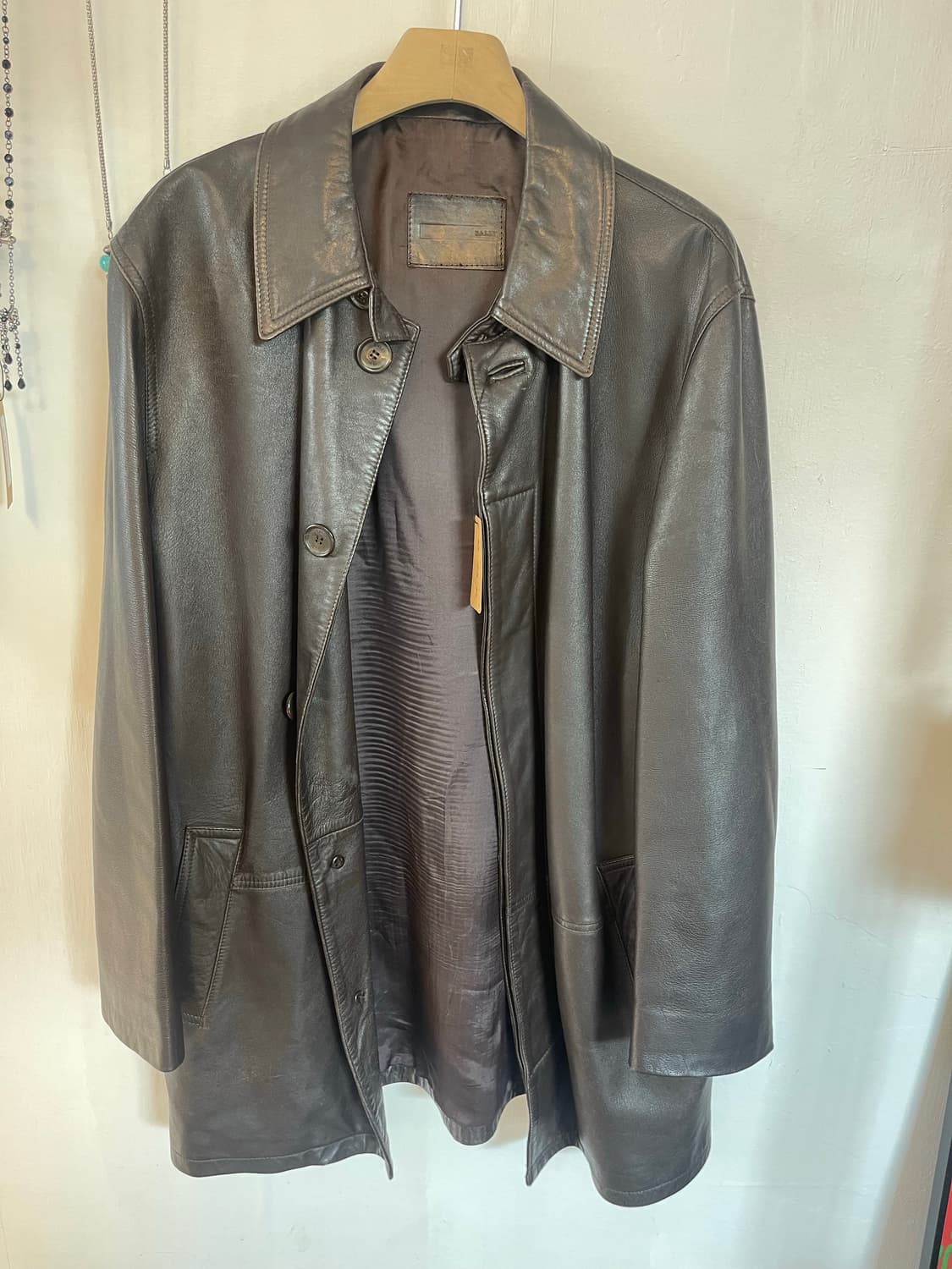 발리 레더 카코트 (BALLY Leather Car Coat) 상품이미지1