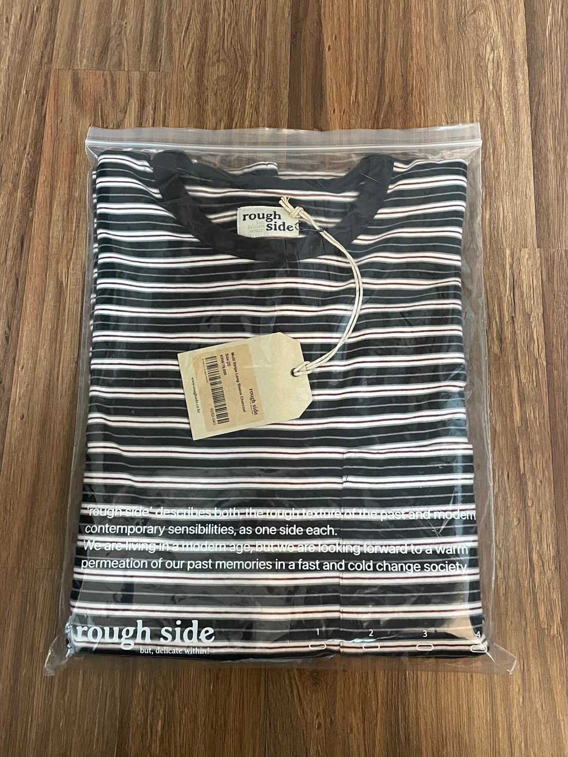 러프사이드 멀티스트라이프 롱슬리브 하바티 상품이미지1