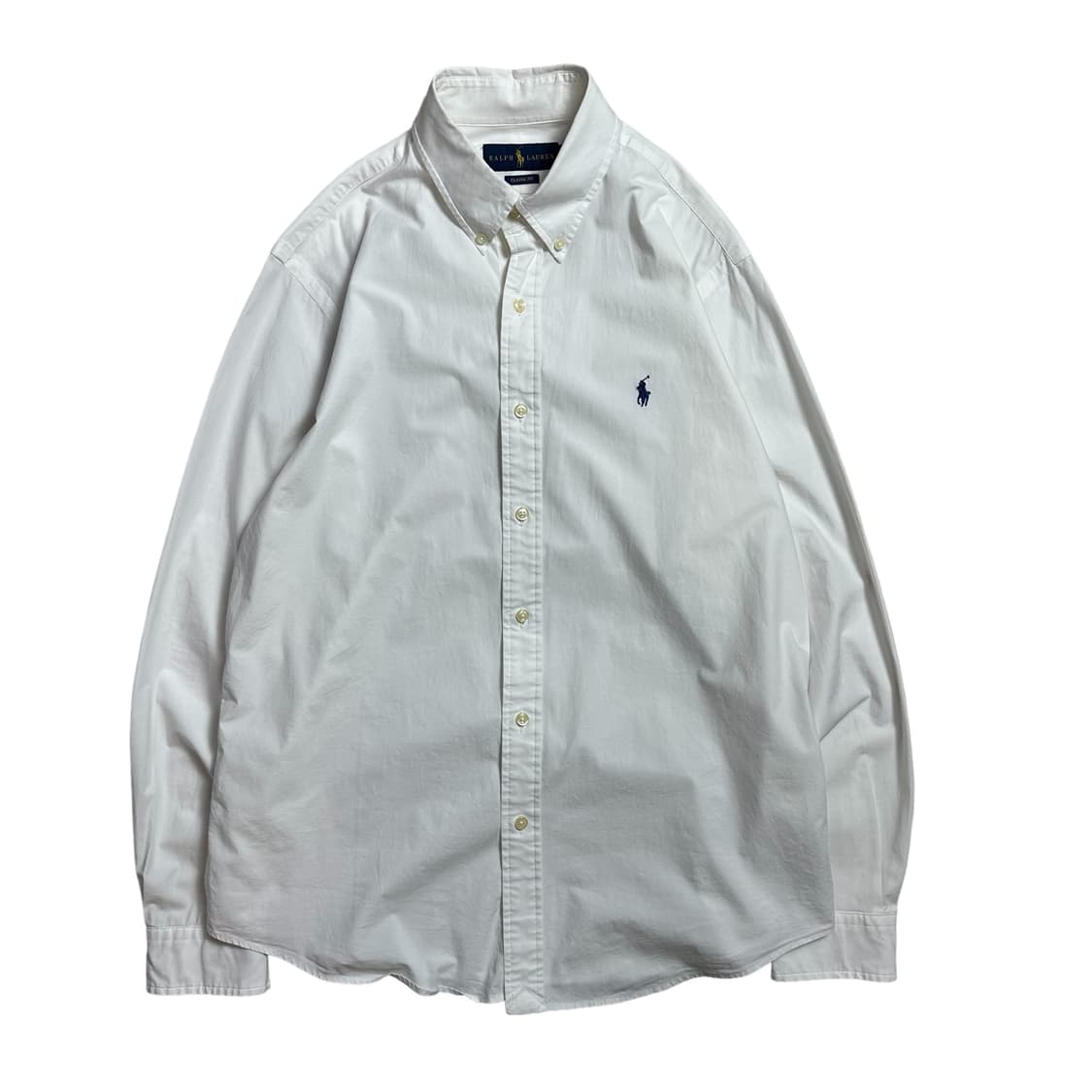 폴로 랄프로렌 포니 화이트 긴팔셔츠 상품이미지2