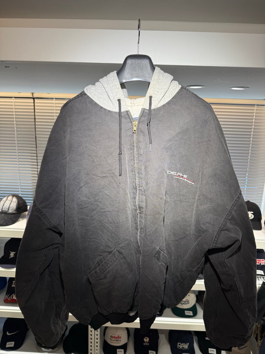 빈티지 하드 페이딩 후드 자켓  상품이미지1