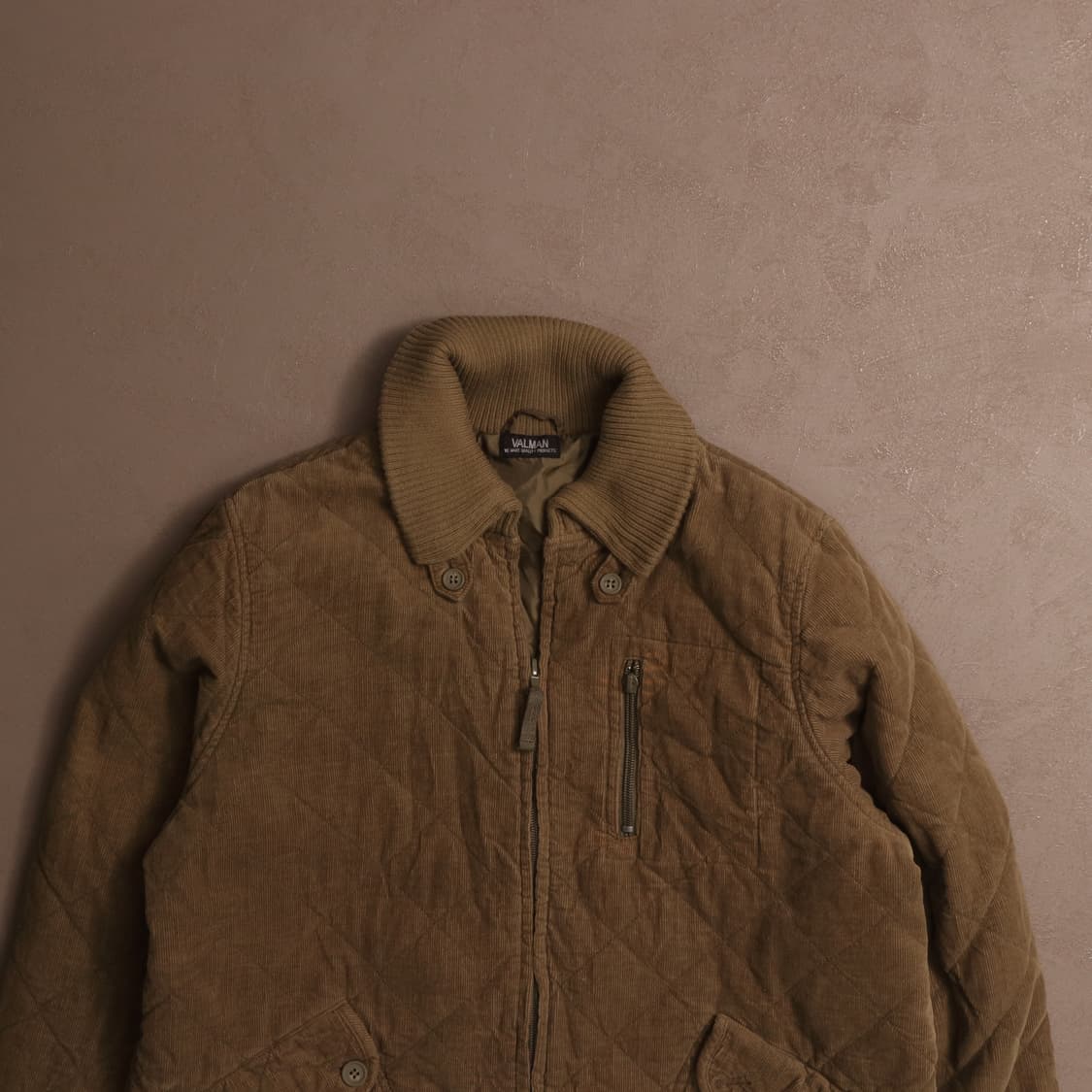 일본빈티지 코듀로이 누빔 블루종 자켓 A1765 상품이미지2