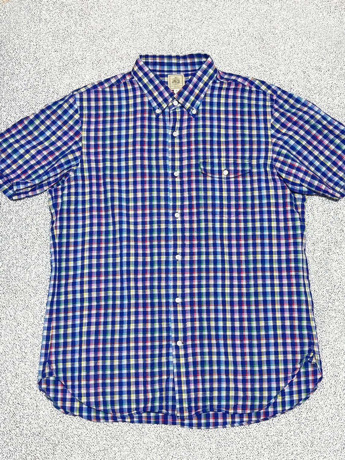 J.PRESS 제이 프레스 시어서커 마드라스 체크 셔츠 상품이미지1