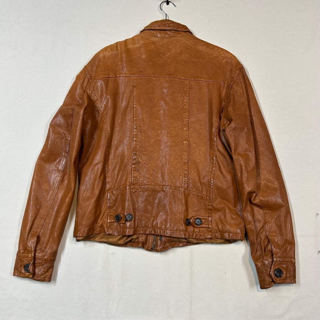 XL) 빈티지 멀티 포켓 램스킨 레더 양가죽 자켓 상품이미지7