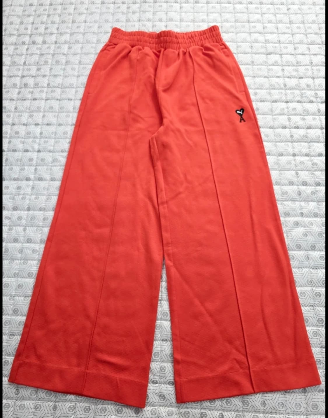 (새상품) 푸마 x 아미 콜라보 와이드 팬츠 오렌지 L 상품이미지3