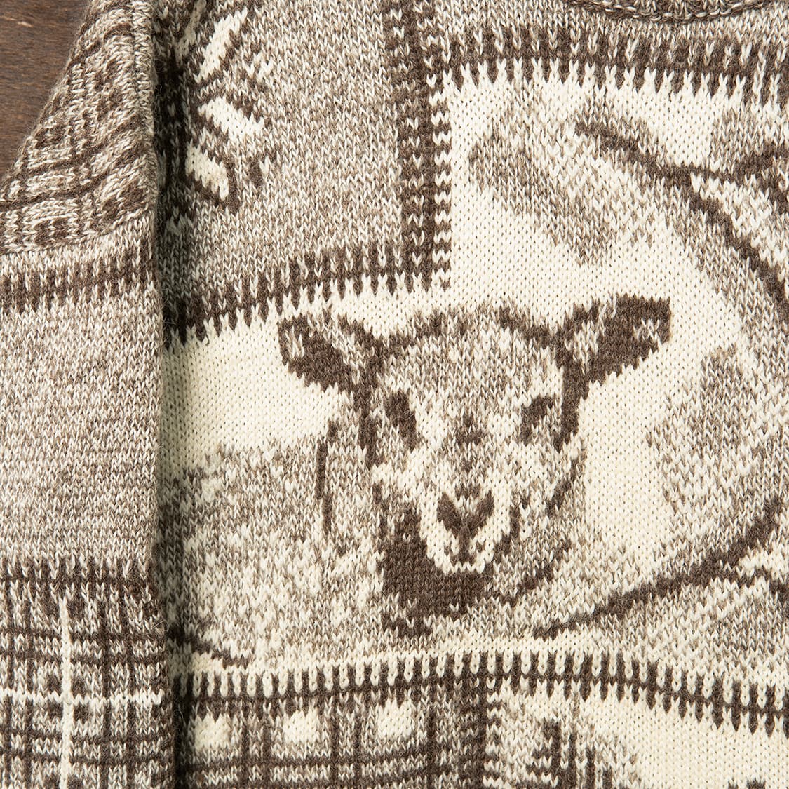 [110] Snowy Peak Untouched world 퓨어울 스웨터 상품이미지3