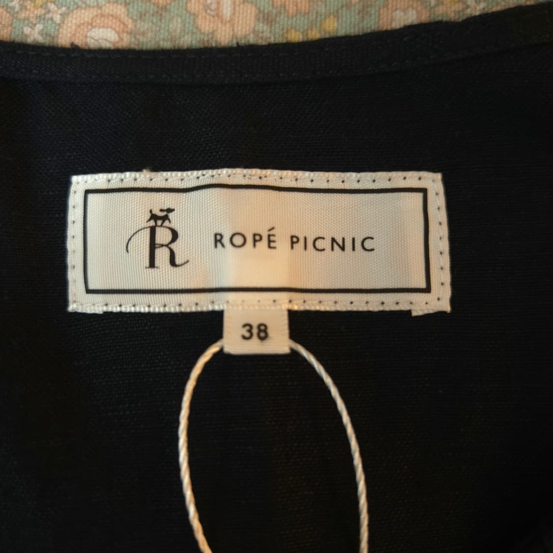 ROPE PICNIC 네이비 린넨 프렌치슬리브 블라우스 상품이미지8