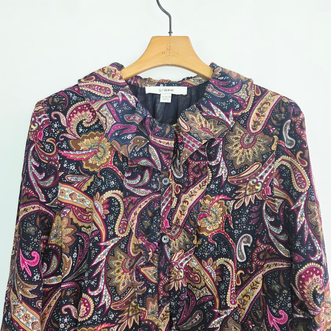 [SJ WANI] 에스제이와니 페이즐리 롱 원피스 허리밴딩 여성 77 상품이미지3