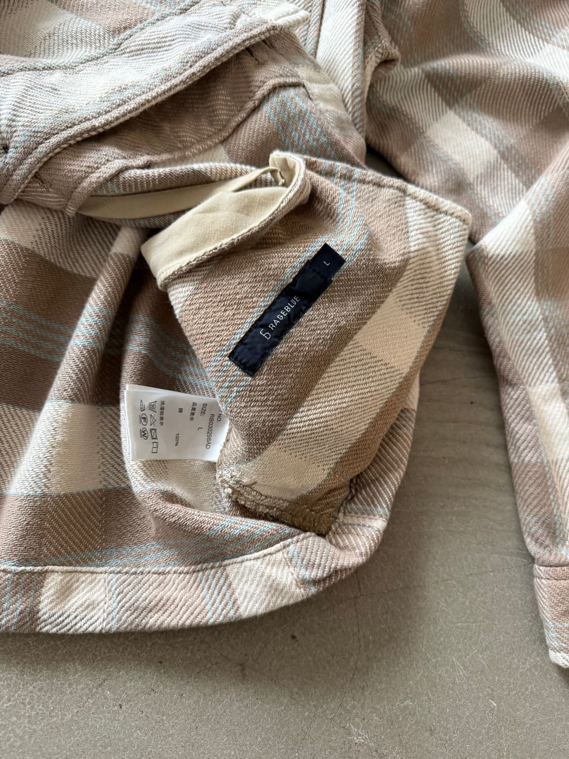 RAGEBLUE Oversized Check Shirt Jacket 상품이미지6