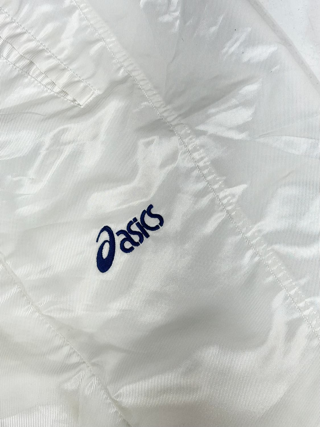 아식스 화이트 와이드 트랙 팬츠 추리닝 바지 상품이미지6