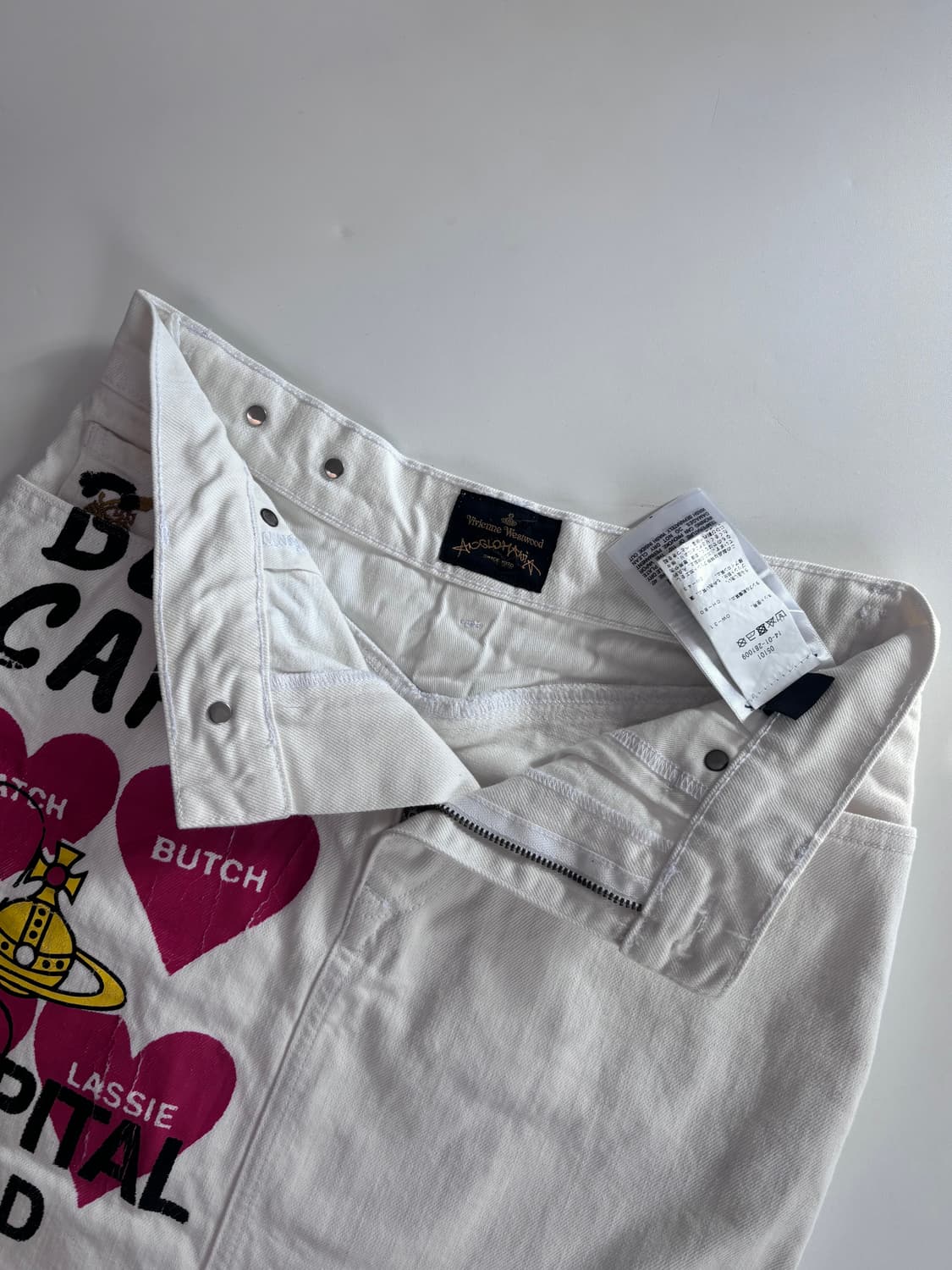 비비안웨스트우드 프린팅 화이트 H 스커트  상품이미지10