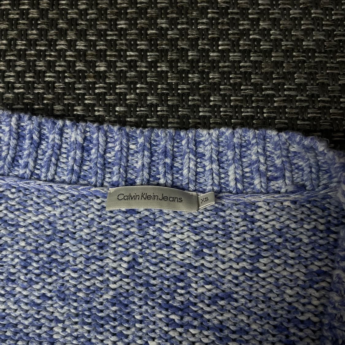 캘빈클라인 블루 보카시 롱 가디건 XS 상품이미지4