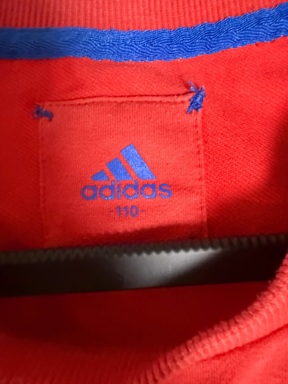 adidas Red & Blue Logo Sweatshirt (110) 상품이미지4