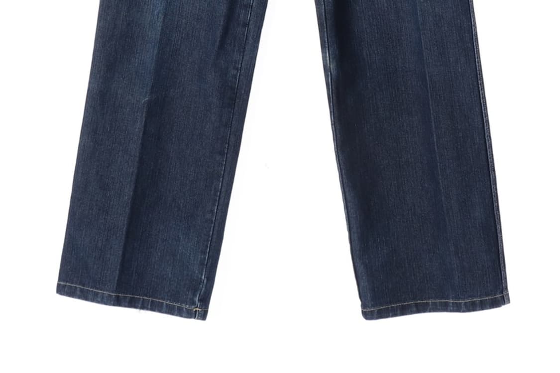 UO2 LAND 레터링 밴딩 스트링 워싱 데님 팬츠 상품이미지5