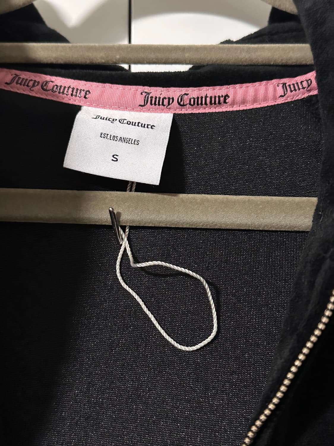 쥬시꾸뛰르 벨벳 후드집업 상품이미지2