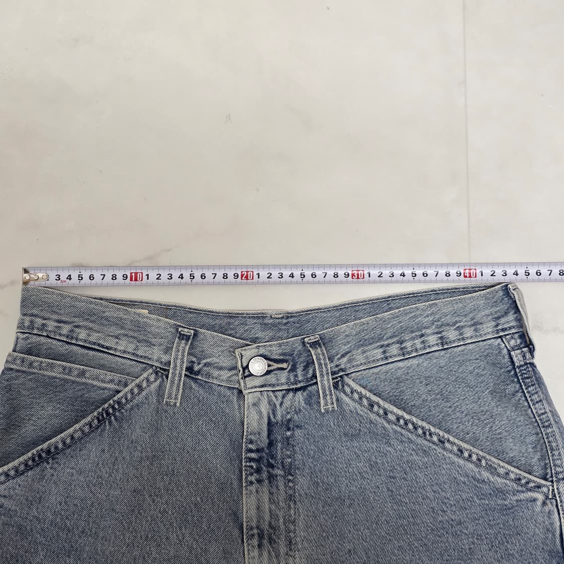 34 리바이스 연청 데님 카고 버뮤다 반바지 상품이미지5