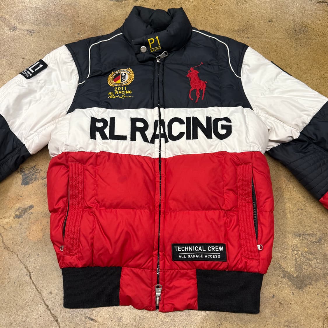 폴로 랄프로렌 빅포니 레이싱 숏패딩  상품이미지3