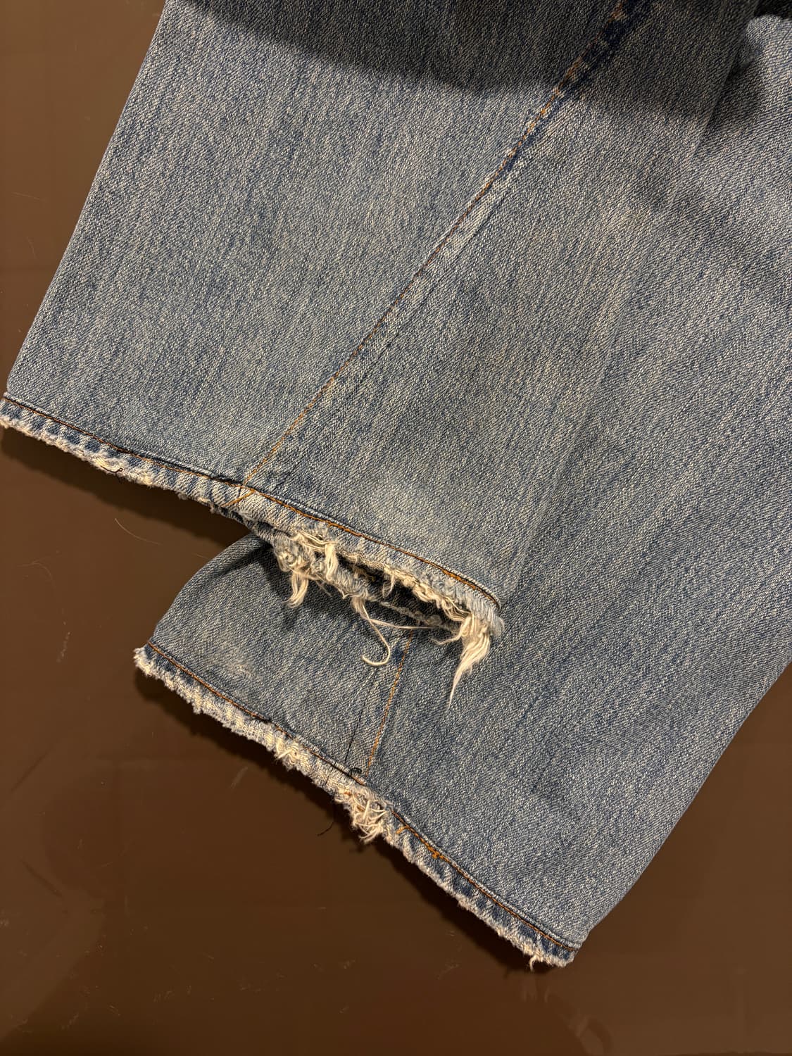 트루릴리전 빈티지 패치 데님팬츠 상품이미지9