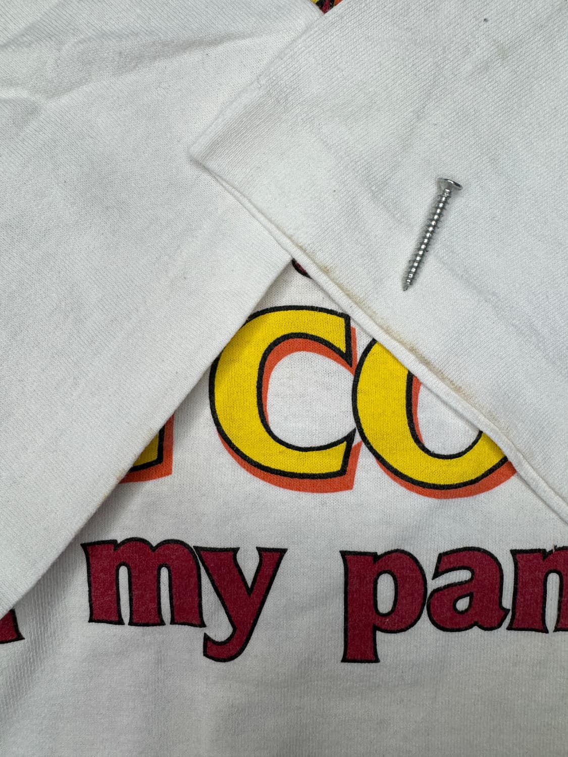 빈티지 90s cock 프린팅 티셔츠 L 상품이미지9