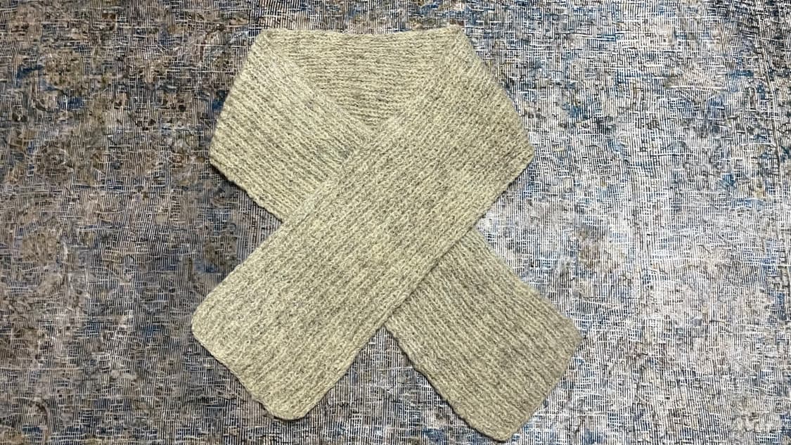 JPN 빈티지  핸드메이드 니트 머플러 상품이미지2