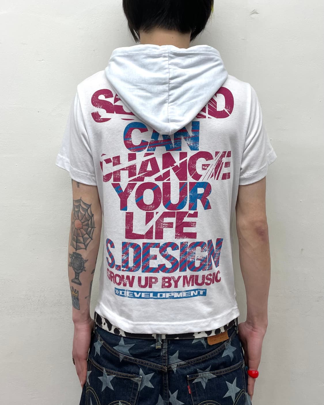 Big Lettering Multi-Pattern Hoodie T 상품이미지2