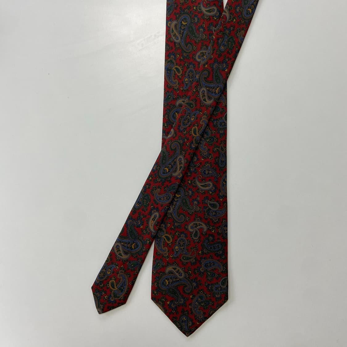 YSL 입생로랑 명품 정품 페이즐리 넥타이 8.2cm 상품이미지1