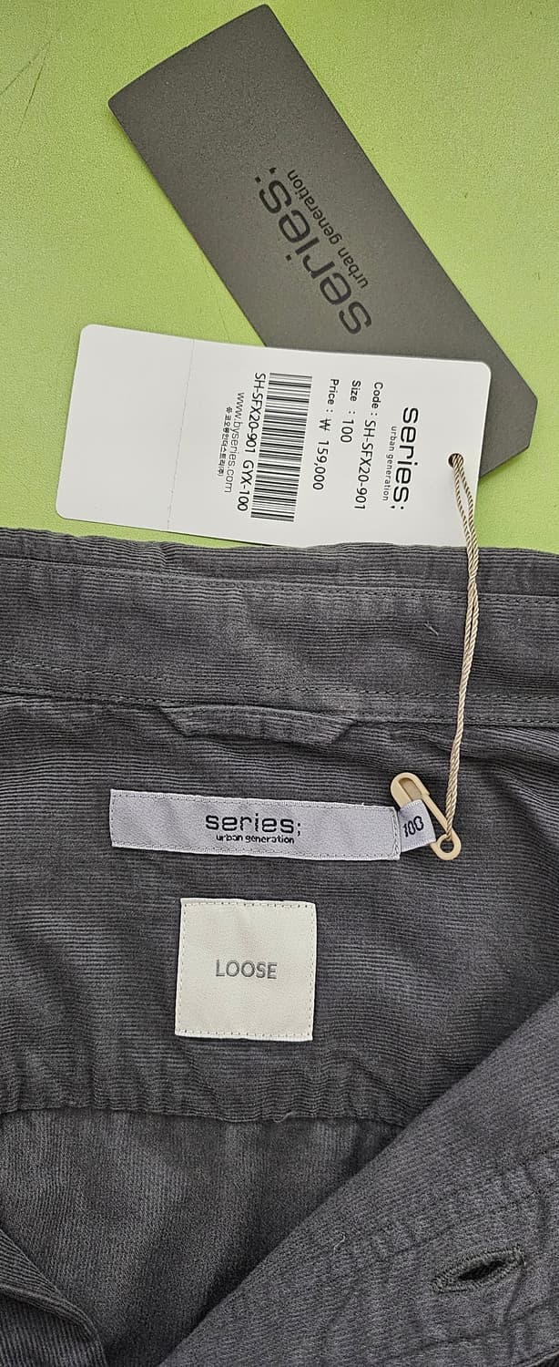 [새상품]SERIES; 시리즈 코듀로이 남방 입니다. 상품이미지4