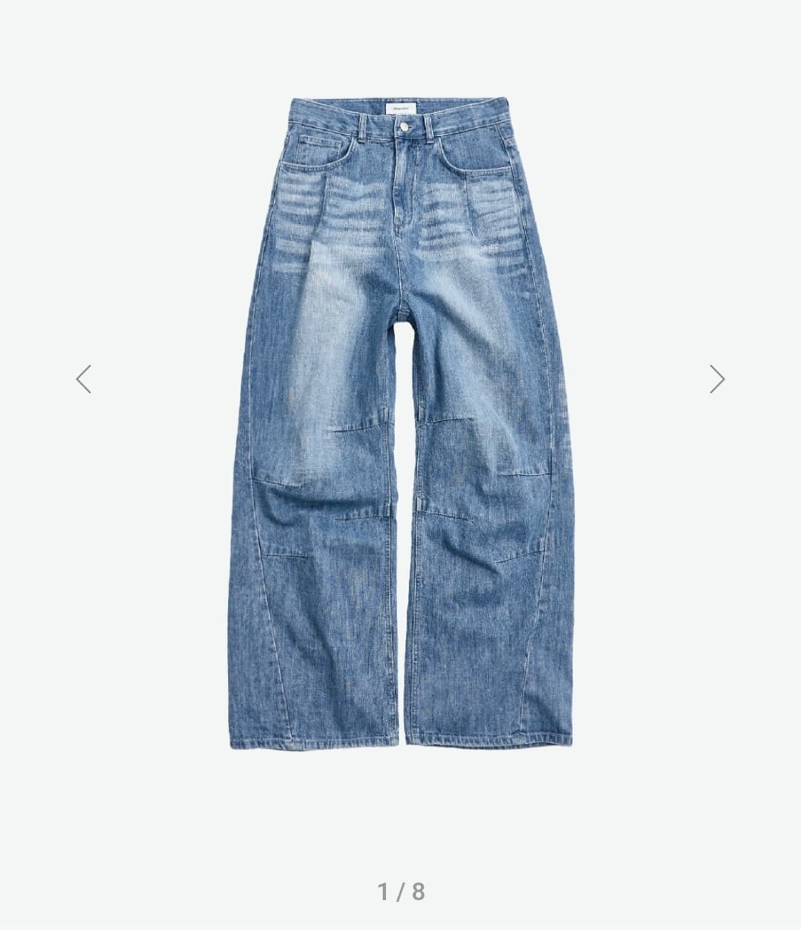 AV PLEATS DENIM PANT [light blue] 상품이미지1