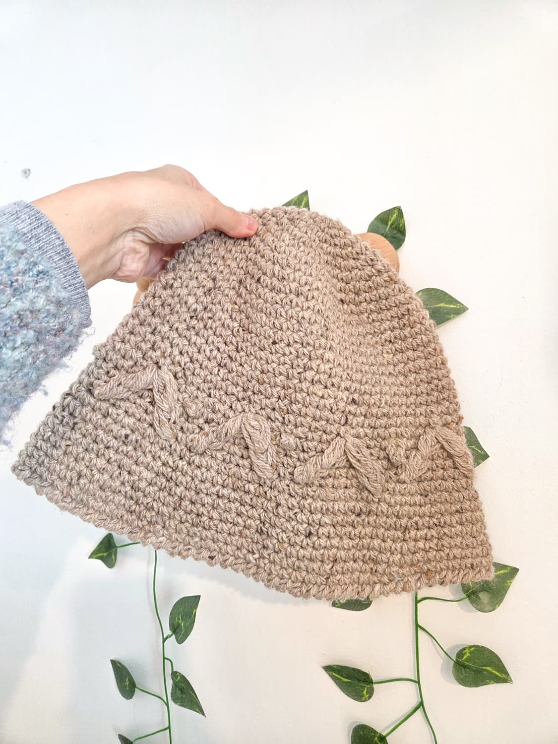 색실 콕콕 뜨개 모자 상품이미지2