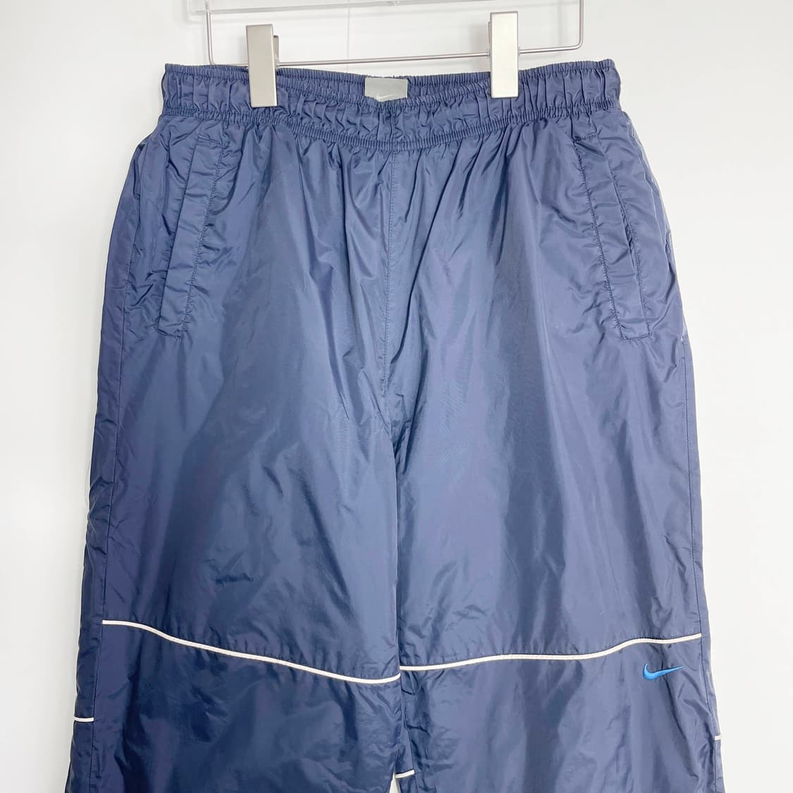 C1 나이키 네이비 나일론 패디드 트랙팬츠 30-32사이즈 상품이미지2