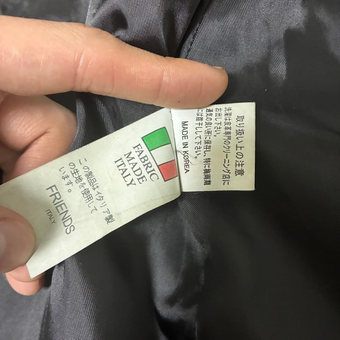 japan vintage ltaly lamb skin coat 상품이미지7