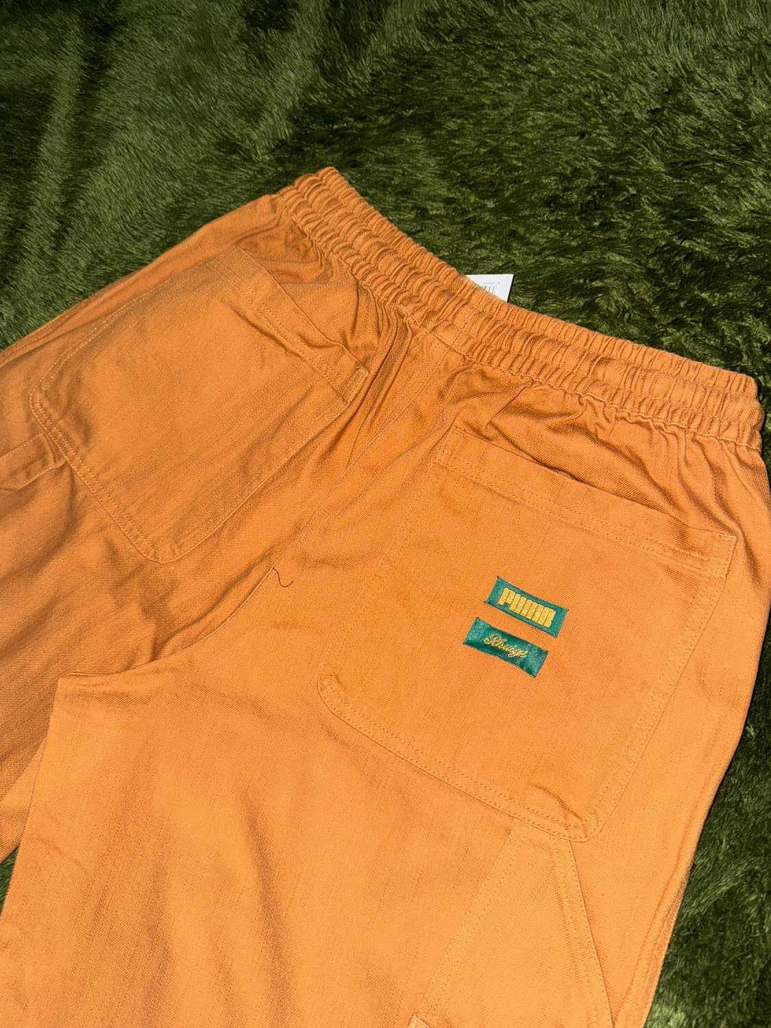 [L,XL] 푸마 X 루드 루이지 릴렉스 핏 헤비 코튼 더블니 팬츠 탄 상품이미지8
