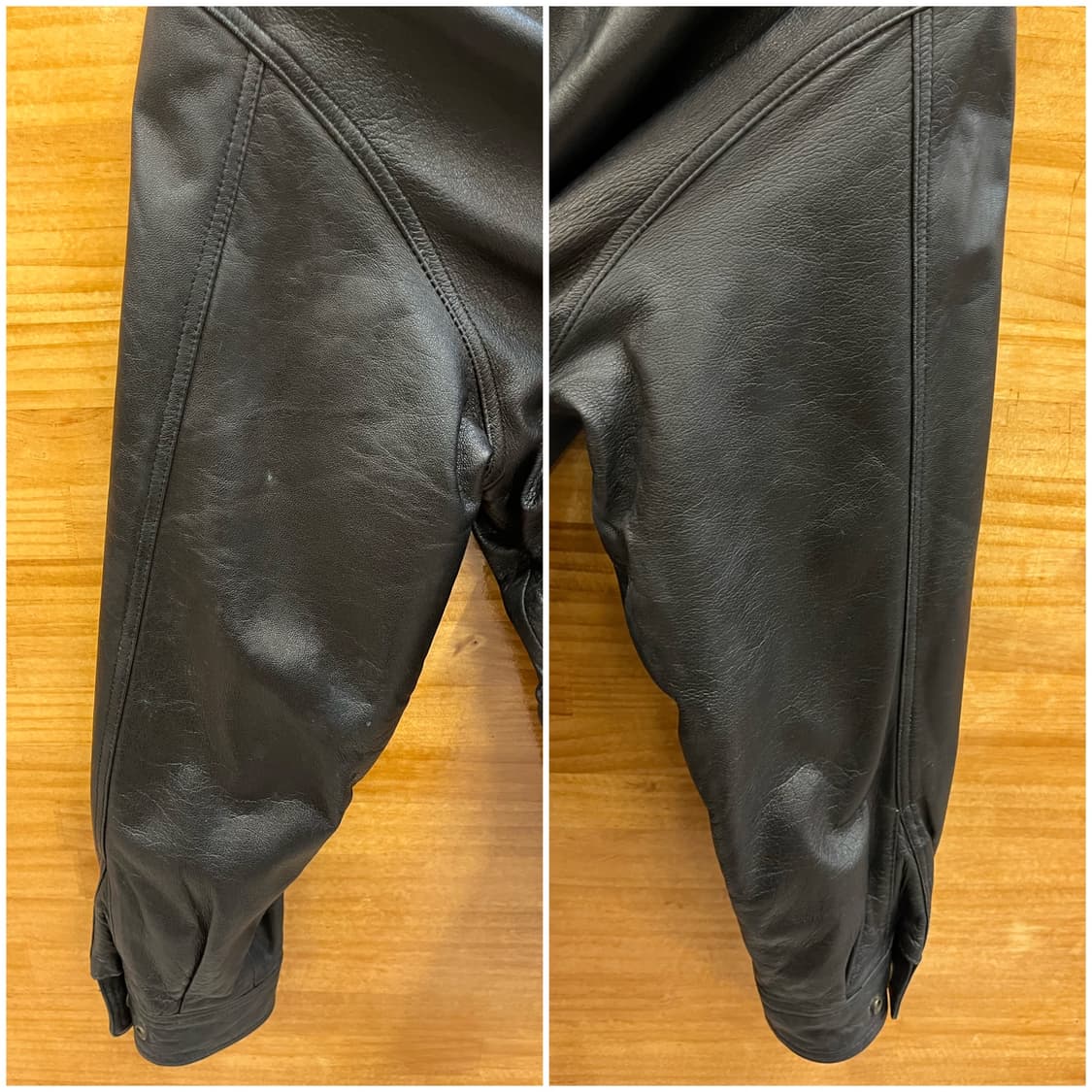 빈티지 양가죽 레더 자켓 블랙 100 #csz3596 상품이미지10