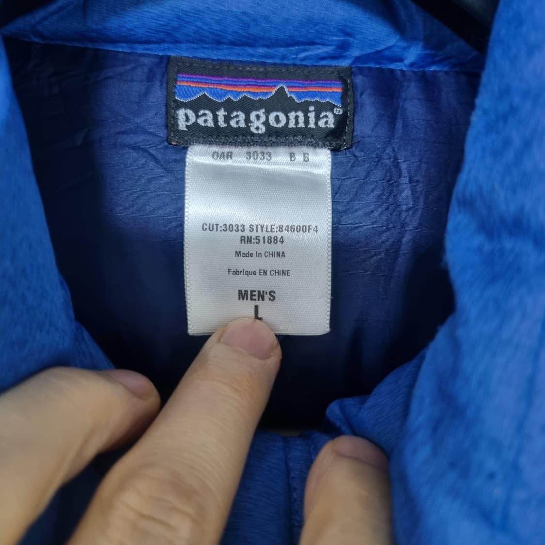 파타고니아 패커블 패딩 04 라이트  블루 상품이미지2
