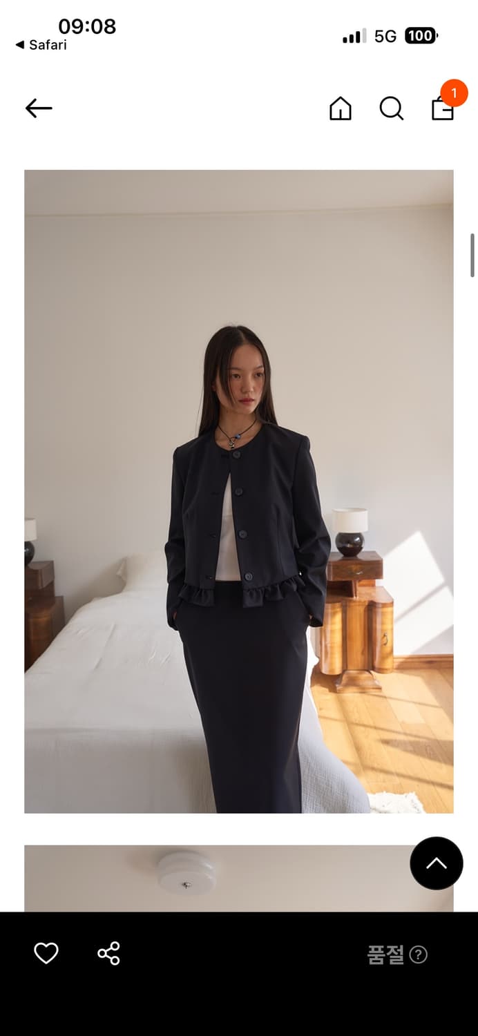 아우어솔티 rosemoss 자켓 다크네이비 상품이미지3