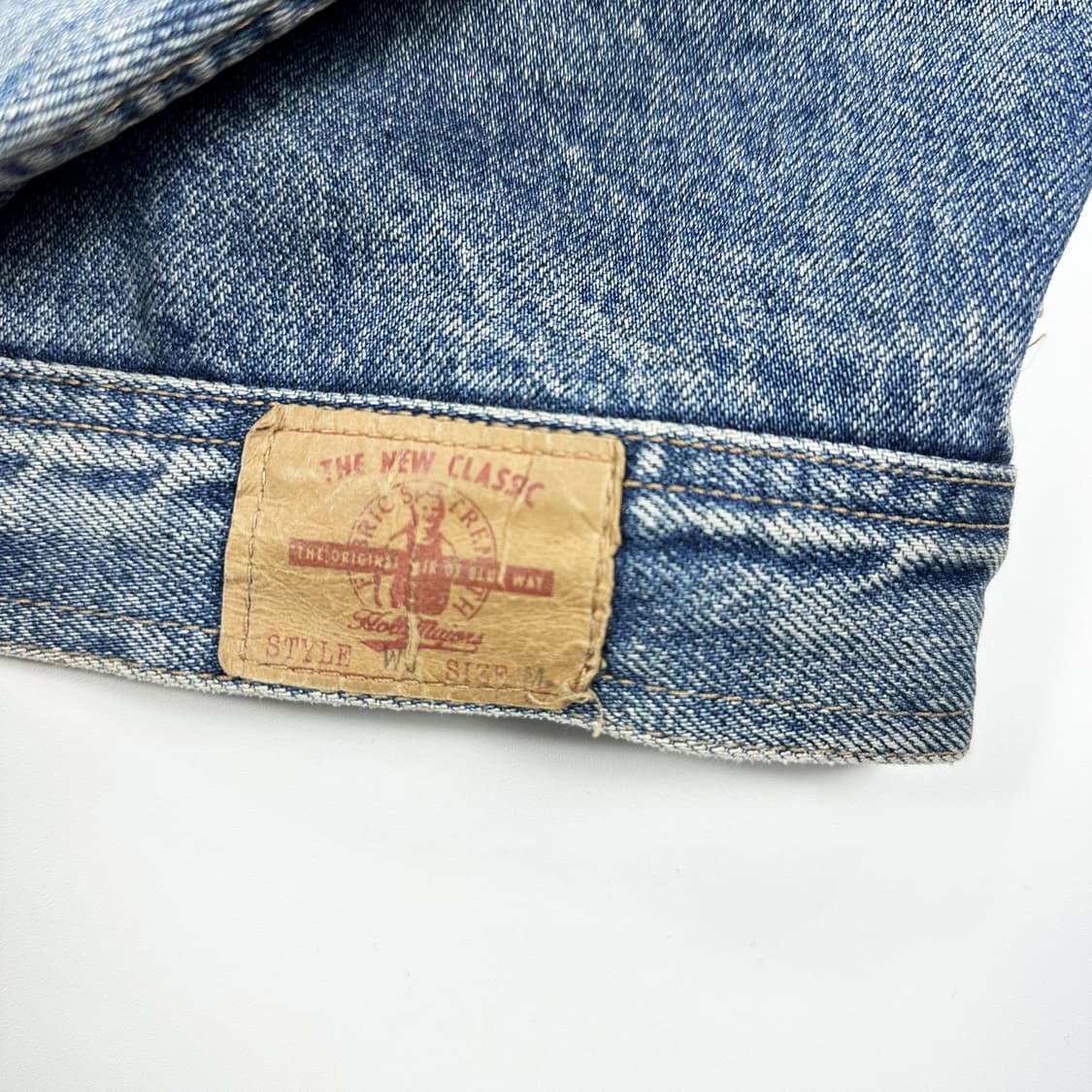 JPN 재팬빈티지 오버핏 데님 트러커자켓 M 상품이미지4