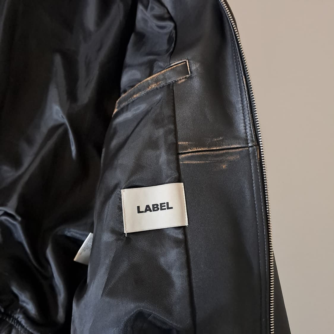 (택포) 라벨아카이브 카우하이드 바이커 자켓 2 B41 상품이미지9