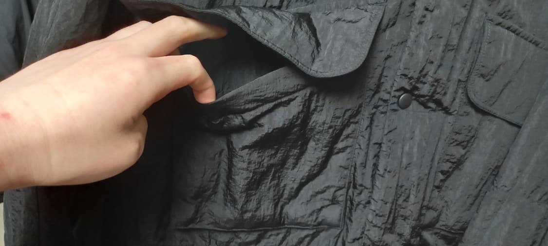 에잇세컨즈 포켓 경량패딩 블랙 XL 상품이미지3