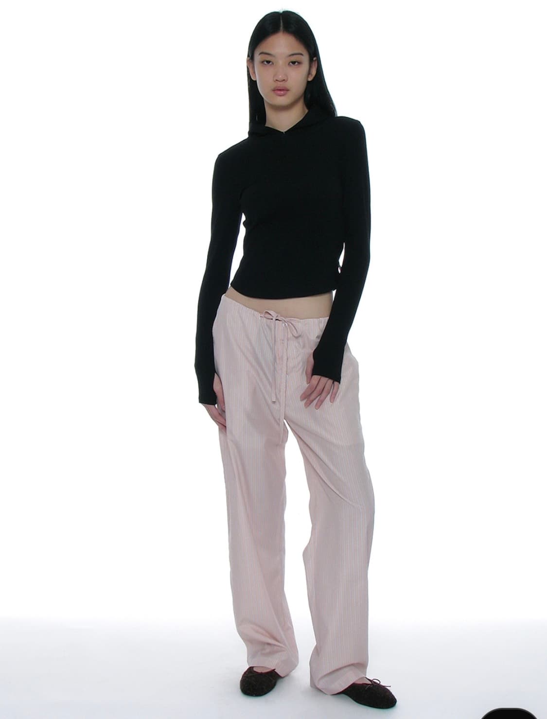 PWC HOODIE LONG SLEEVE TEE_BLACK - S 상품이미지2