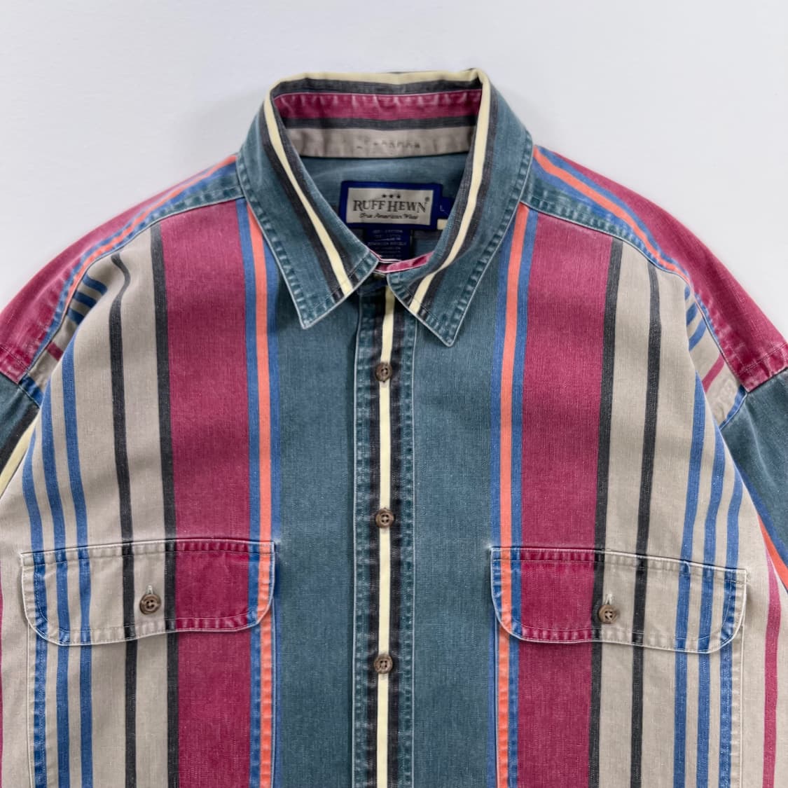 러프휴엔 빈티지 스트라이프 셔츠 상품이미지2