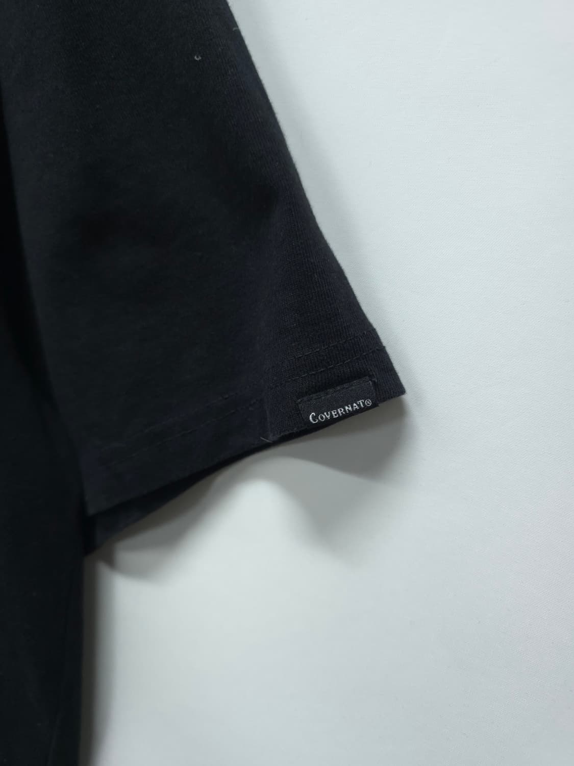 커버낫 아치 로고 반팔 티셔츠 블랙 XL 상품이미지6