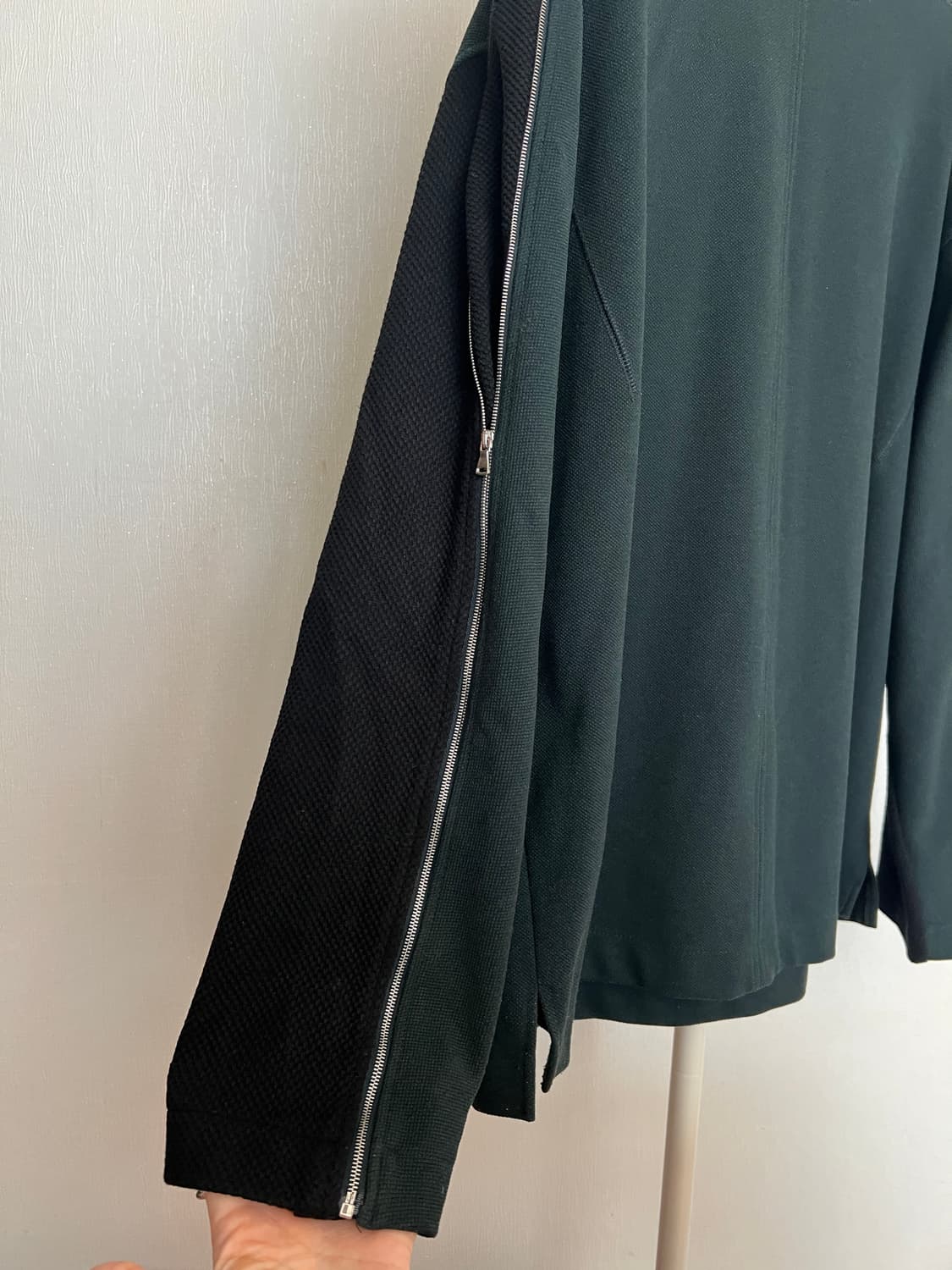 시스템옴므 배색 집업 오버핏 맨투맨 (105) 상품이미지3