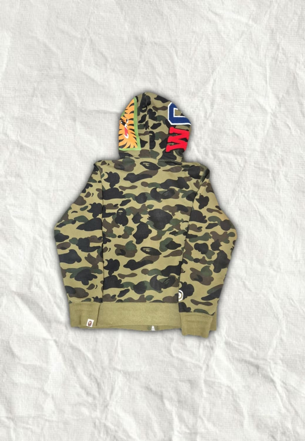 베이프 샤크 후드집업 녹계 상품이미지2