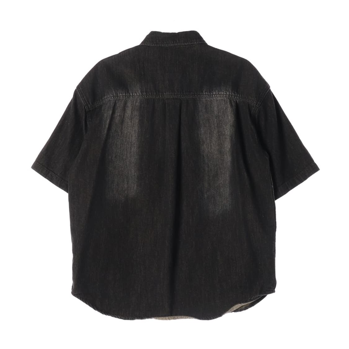 디미트리 블랙 피그먼트 워싱 반팔 셔츠 1 상품이미지2