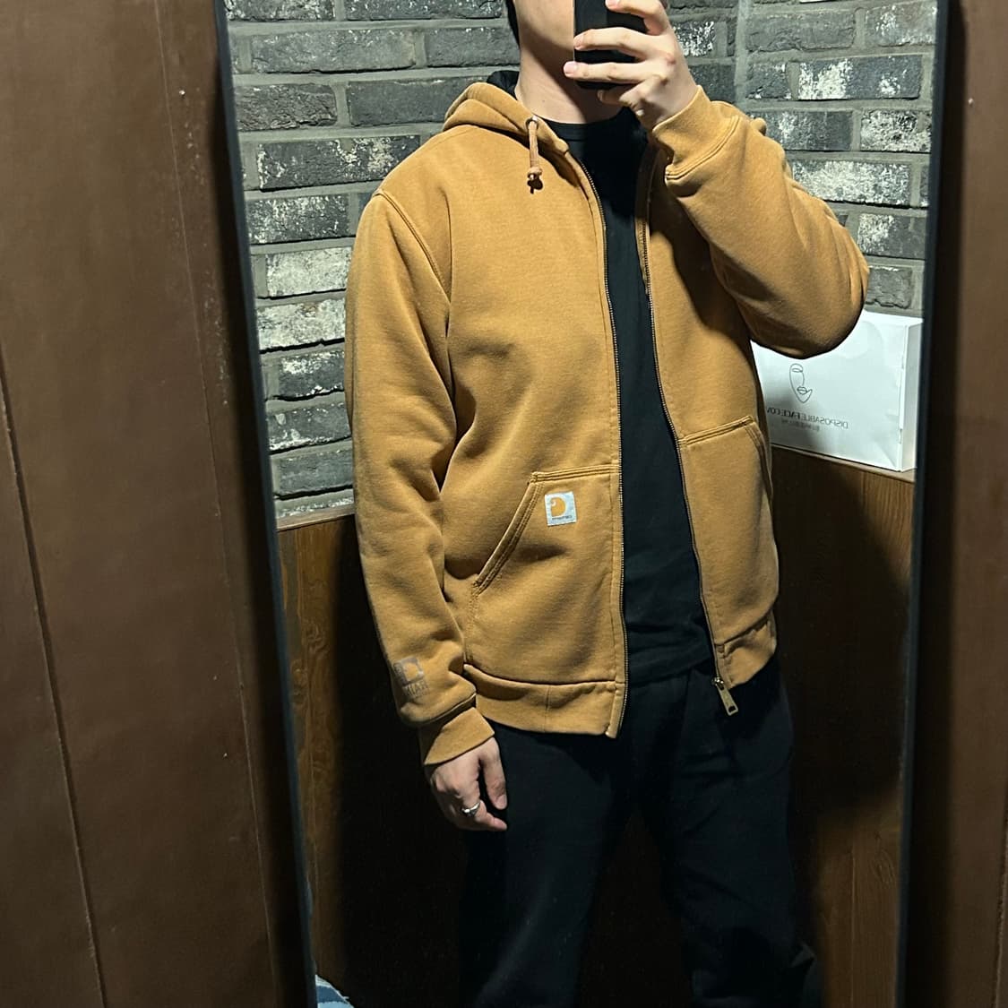 S) 칼하트 레인디펜더 워크웨어 써멀 후드집업 T81 상품이미지9