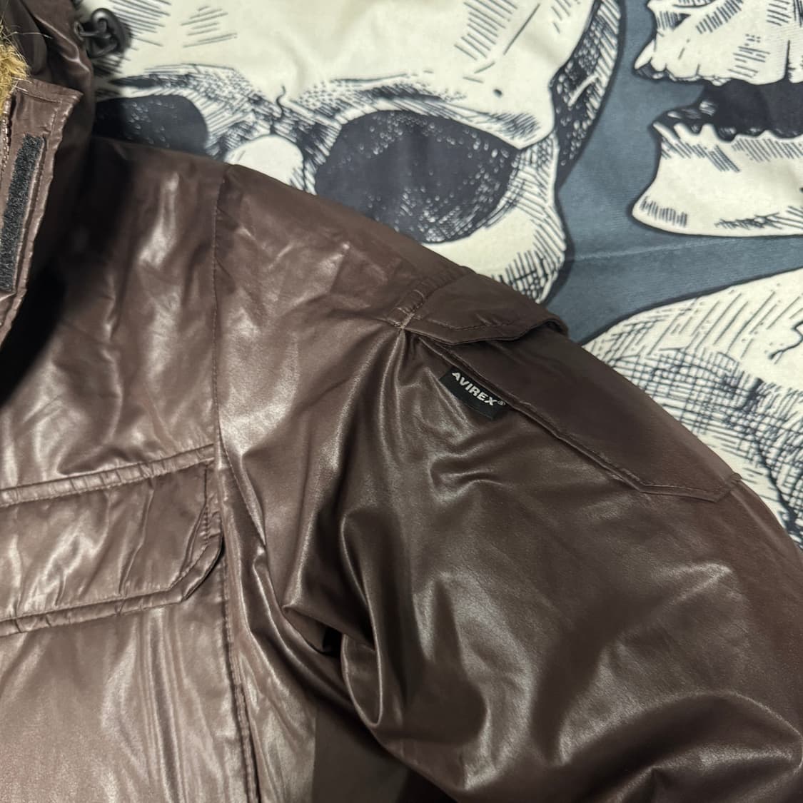 아비렉스 다운패딩 M사이즈  상품이미지4