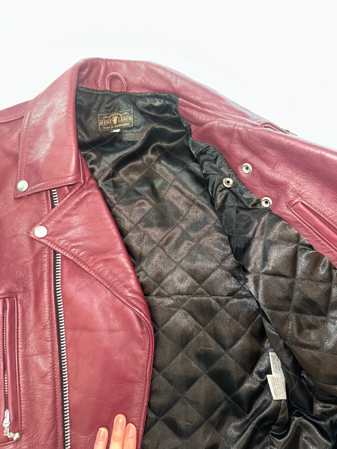 FASTLANE 가죽 라이더 자켓 상품이미지6