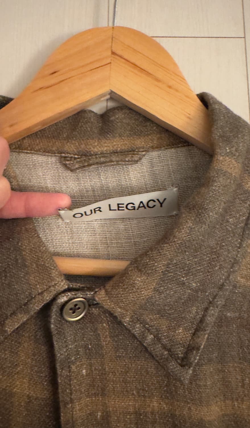 아워레가시 박스셔츠입니다.  상품이미지3