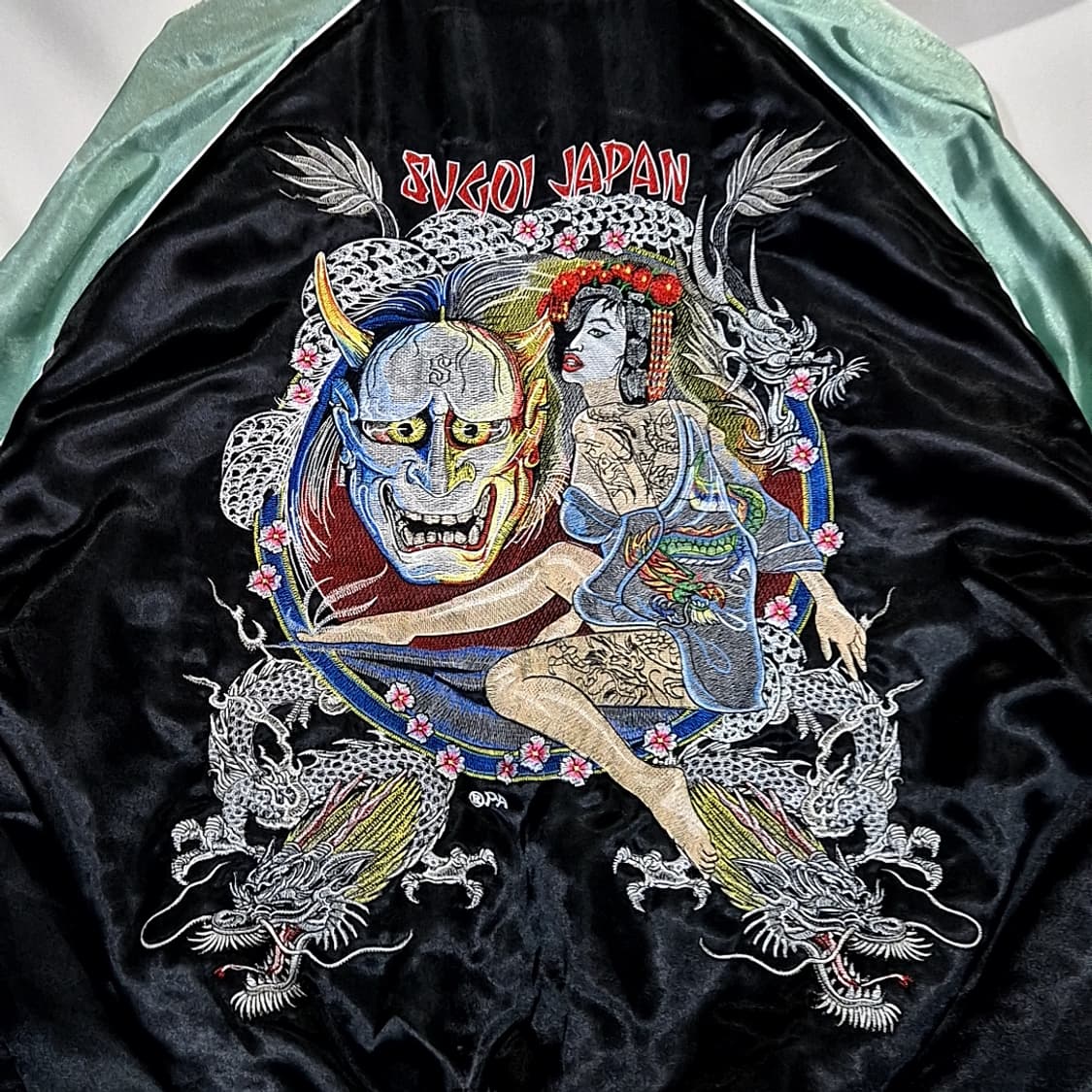 Sugoi 스고이 타투 자수 스카잔 자켓 상품이미지3