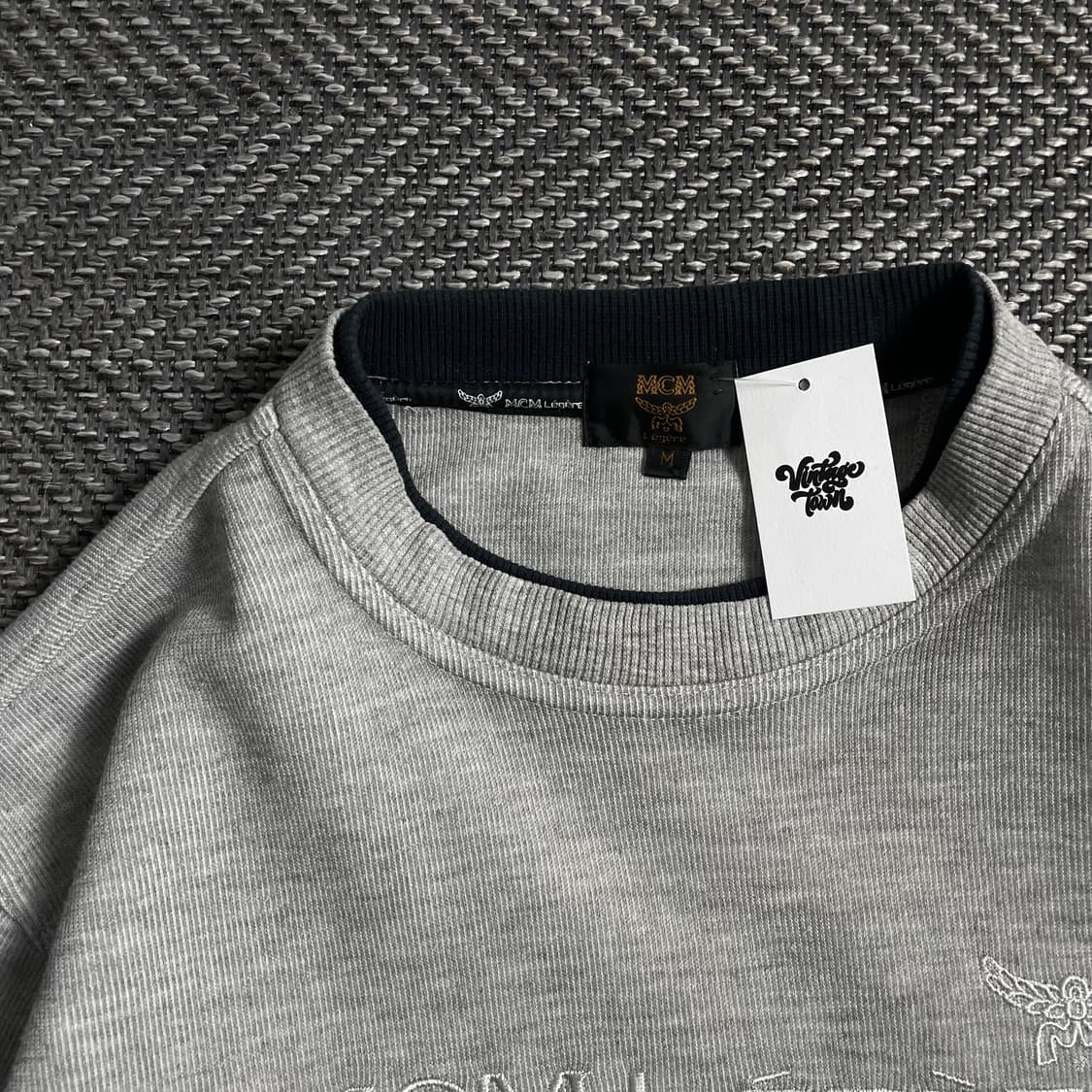 90s MCM 빅로고 아카이브 맨투맨y 4235 상품이미지4