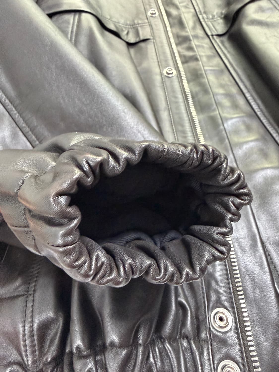 23fw 르메르 레더 블루종 M 상품이미지4